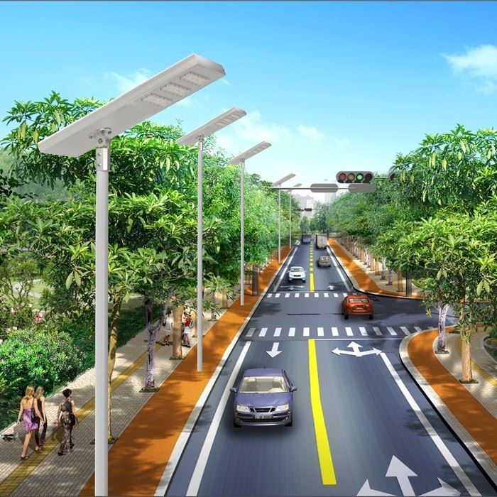 80W All In One Solar Street Light supplier